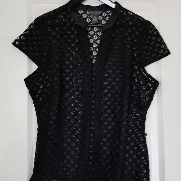BANANA REPUBLIC short sleeve blouse - Picture 1 of 1